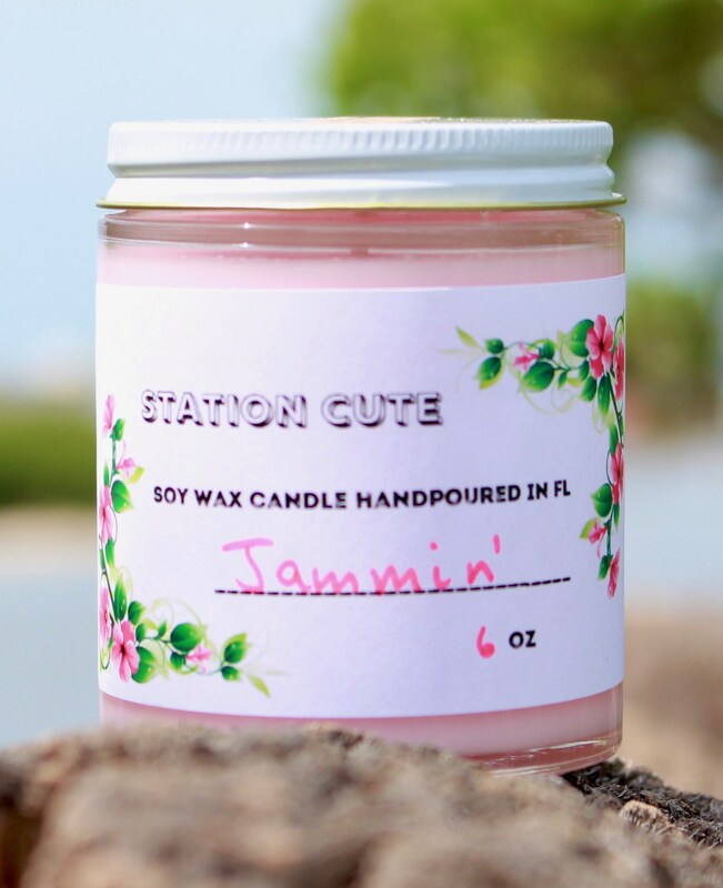 Scented soy wax handpoured candle